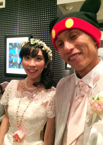 結婚式の二人